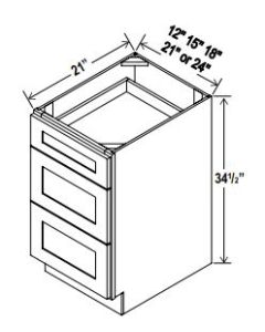 St Charles Series - Shaker Black - 3VDB12
